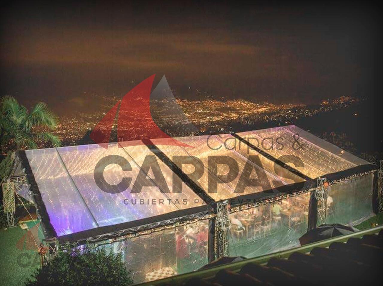 Alquiler de Carpas 12x18 Transparente en Medellin